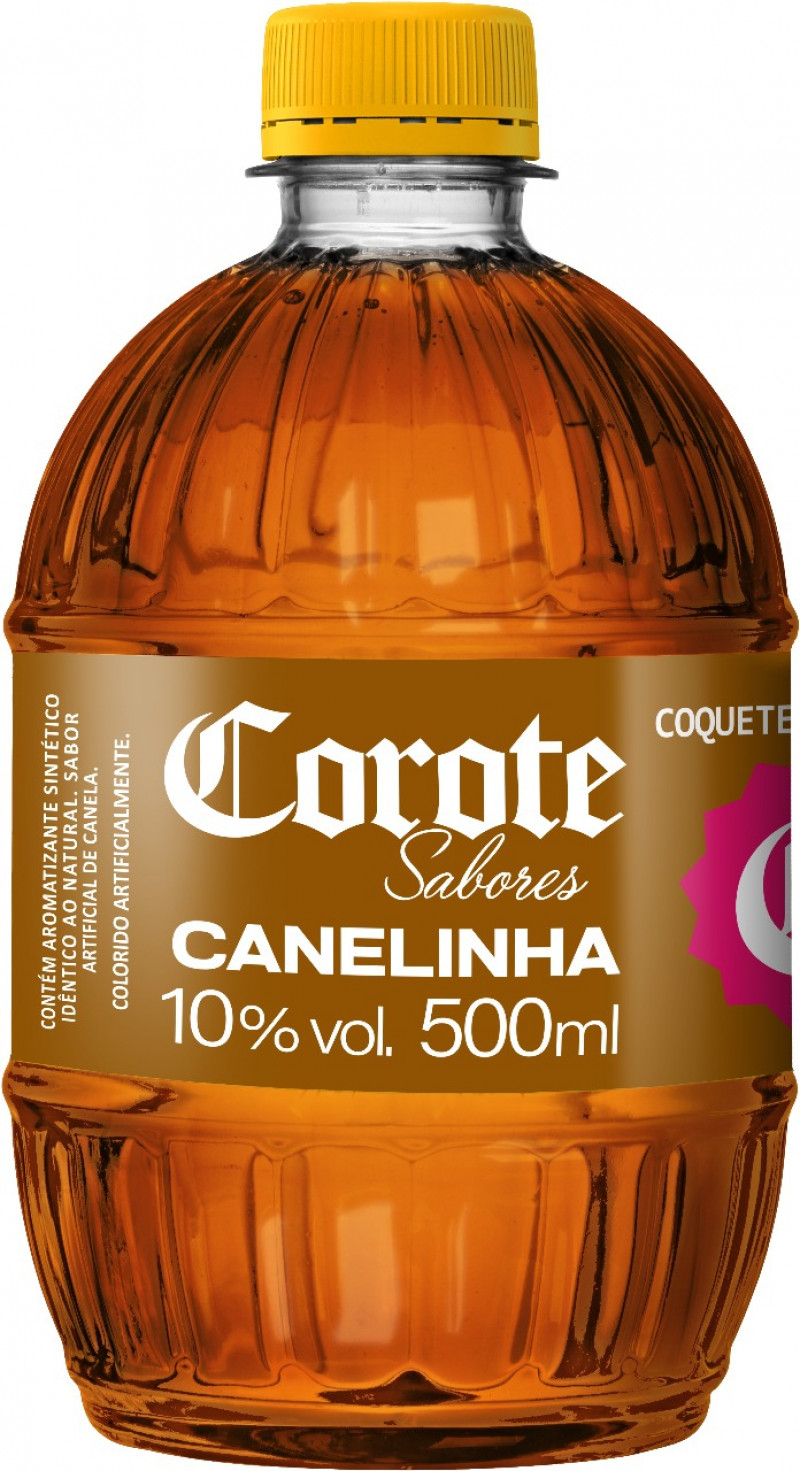COROTE SABORES PET 500ML - CANELINHA CX COM 12 UN