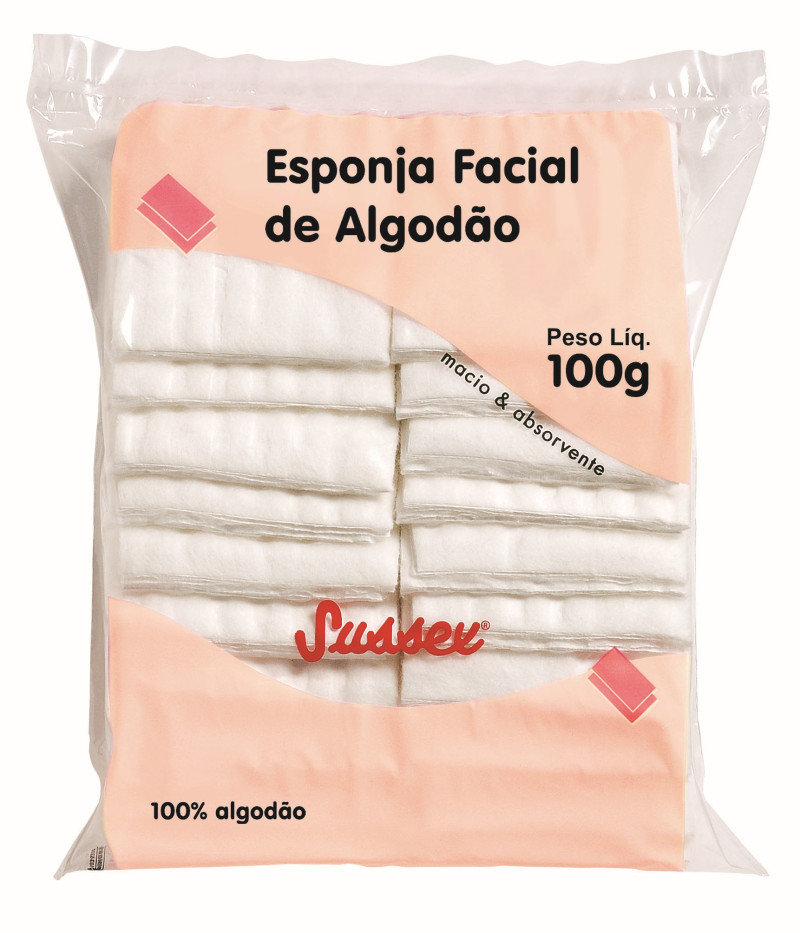 ESPONJA FACIAL SUSSEX - 100GR UN COM 1 UN