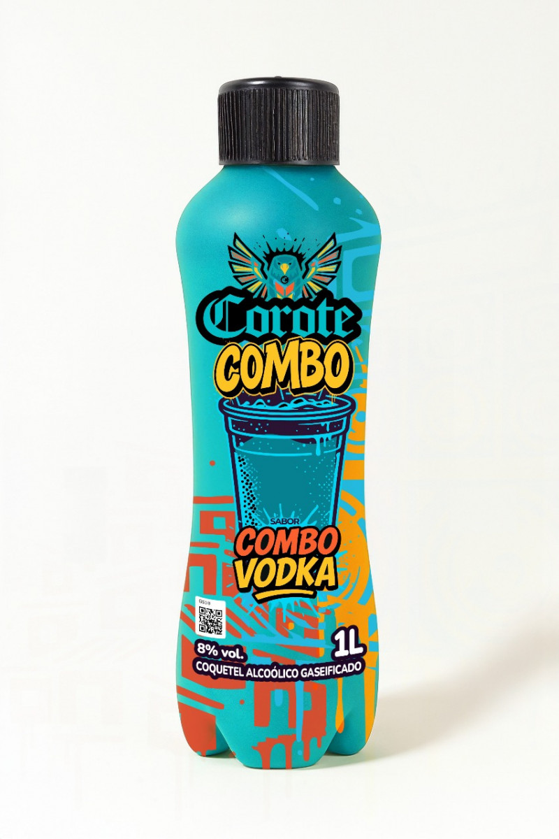 COROTE COMBO PET 1000ML - VODKA PT COM 6 UN