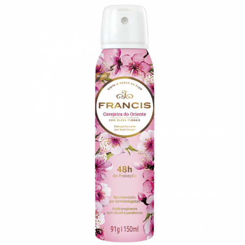DESODORANTE AEROSOL FRANCIS 150ML - CLÁSSICO ROSA UM COM 1 UM