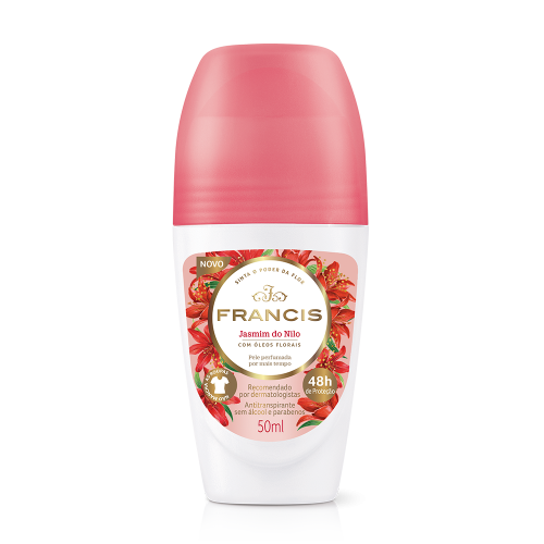 DESODORANTE ROLLON FRANCIS 50ML - JASMIM DO NILO UM COM 1 UM