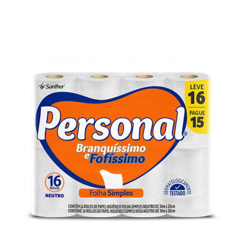 PERSONAL FOLHA SIMPLES LEVE 16 PAGUE 15 - NEUTRO 30M FD COM 4 PT
