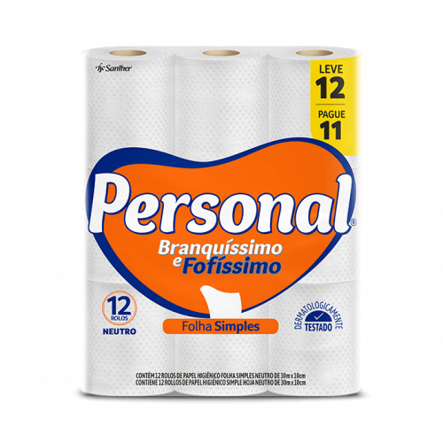 PERSONAL FOLHA SIMPLES LEVE 12 PAGUE 11 - NEUTRO 30M FD COM 6 PT