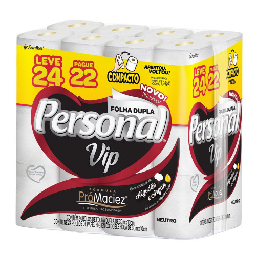 PERSONAL VIP FD LEVE 24 PAGUE 22 - NEUTRO FD COM 2 PT