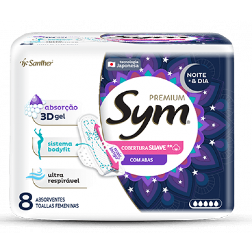 ABS SYM PREMIUM C/8 UNID - NOTURNO C/ABAS CX COM 60 PT