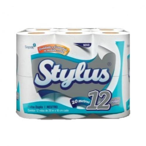 STYLUS FOLHA DUPLA C/12 20MTS - NEUTRO FD COM 6 PT