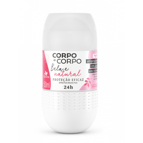 DESOD ANTI ROLL ON CORPO A CORPO 50ML - NATURAL UM COM 1 UM