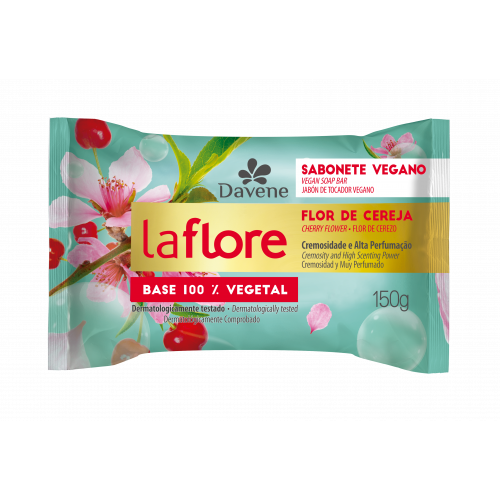 SABONETE LA FLORE 150GR - CEREJA UM COM 1 UM