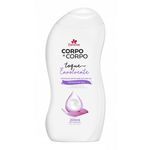 CORPO A CORPO LOCAO DEO DAVENE 200ML - ENVOLVENTE UM COM 1 UM