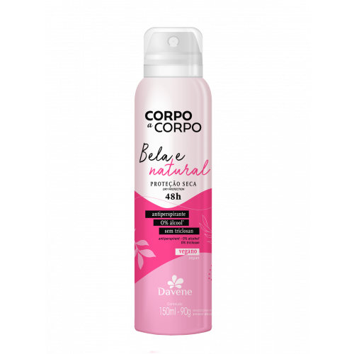 CORPO A CORPO LOCAO DEO AERO DAVENE 150ML - NATURAL UM COM 1 UM