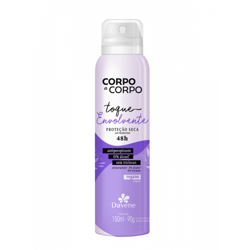 CORPO A CORPO LOCAO DEO AERO DAVENE 150ML - ENVOLVENTE UM COM 1 UM