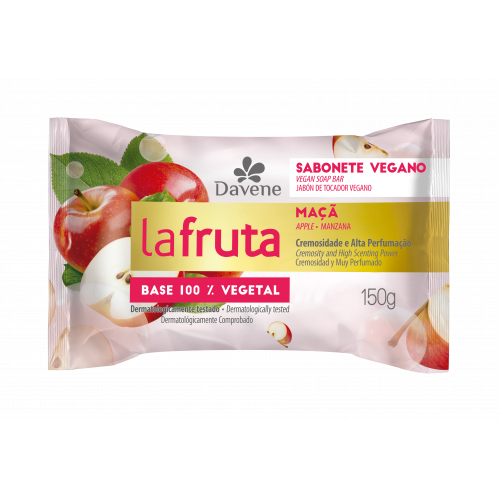 SABONETE LA FRUTA 150GR - MACA VERDE UM COM 1 UM