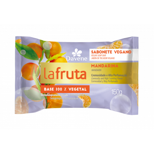 SABONETE LA FRUTA 150GR - MANDARINA UM COM 1 UM