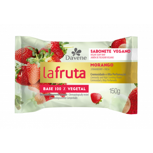 SABONETE LA FRUTA 150GR - MORANGO UM COM 1 UM