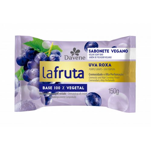 SABONETE LA FRUTA 150GR - UVA ROXA UM COM 1 UM
