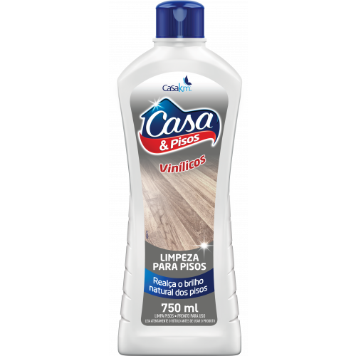 LIMPA PISOS CASA&PISOS 750ML - VINILICOS CX COM 12 UM