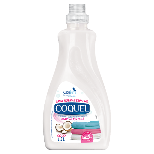 LAVA ROUPAS LÍQUIDO COQUEL 1,5L - COCO CX COM 6 UM