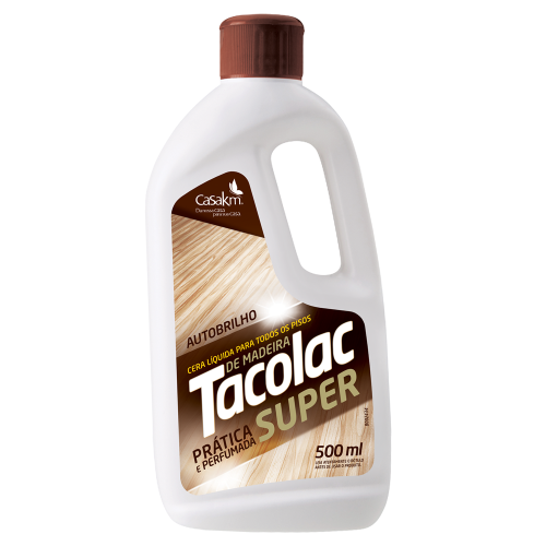 CERA LÍQUIDA TACOLAC SUPER 500ML - AUTOBRILHO CX COM 12 UM