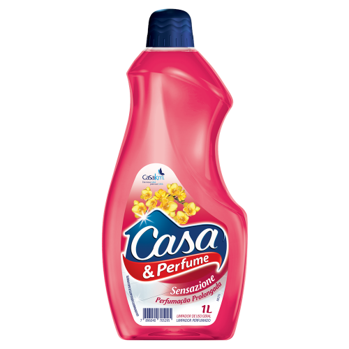 LIMPADOR PERFUMADO CASA & PERFUME 1L - SENSAZIONE CX COM 12 UM