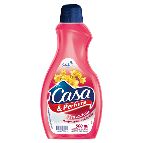 LIMPADOR PERFUMADO CASA & PERFUME 500ML - SENSAZIONE CX COM 12 UM