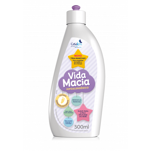 TIRA MANCHAS VIDA MACIA 500ML - TIRA MANCHAS CX COM 12 UM