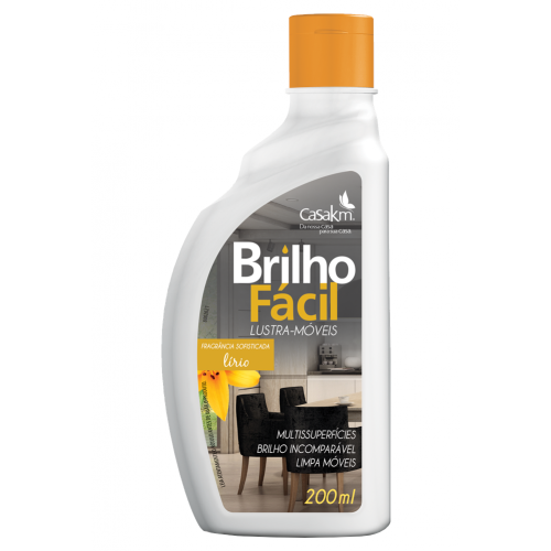 LUSTRA MOVEIS BRILHO FÁCIL 200ML - LIRIO CX COM 12 UM