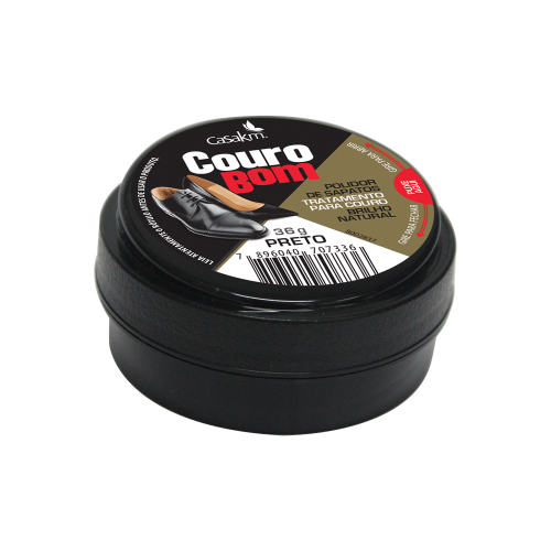 COURO BOM CREME 36G - PRETO CF COM 12 UM