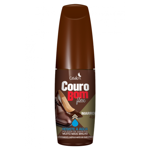 COURO BOM FLEX 40ML - MARROM CX COM 12 UM