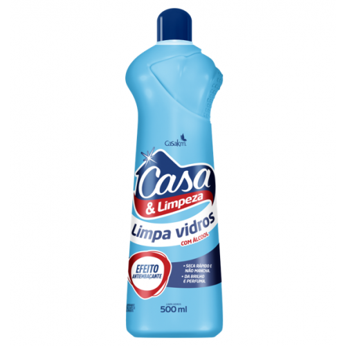 LIMPA VIDROS CASA&LIMPEZA 500ML - SQUEEZE UM COM 1 UM