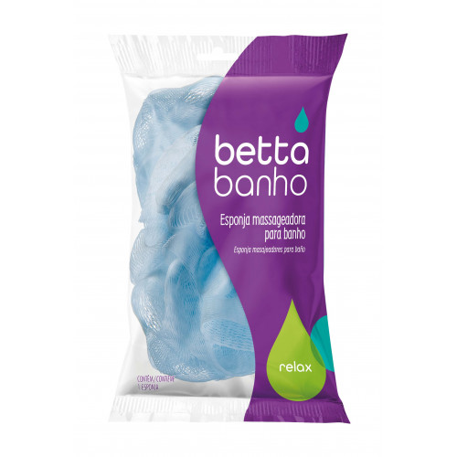 BETTABANHO ESPONJA RELAX - PLASTICO UM COM 1 UM