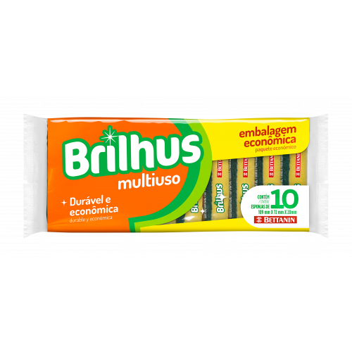 BRILHUS ESPONJA MULTIUSO PACK - 1 PT
