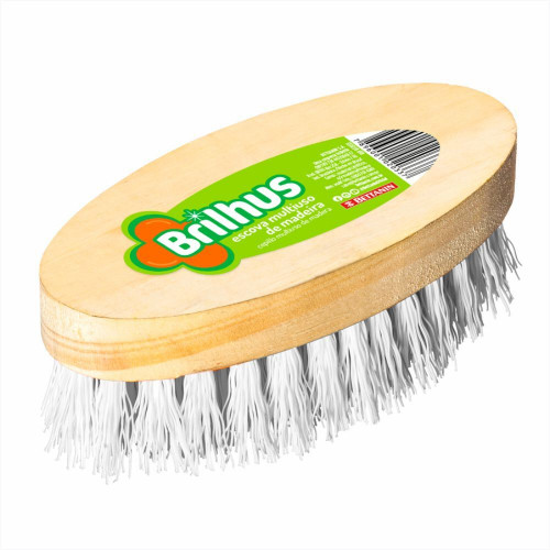BRILHUS ESCOVA DE MADEIRA - BRILHUS PT COM 12 UM