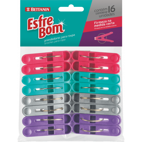 ESFREBOM PRENDEDOR PLÁSTICO - ARGOLA UM COM 1 UM