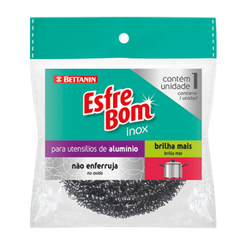 ESPONJA AÇO - INOX UM COM 1 UM