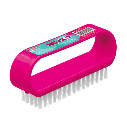 NOVIÇA ESCOVA PROTEGE UNHA - PLÁSTICO PT COM 12 UM