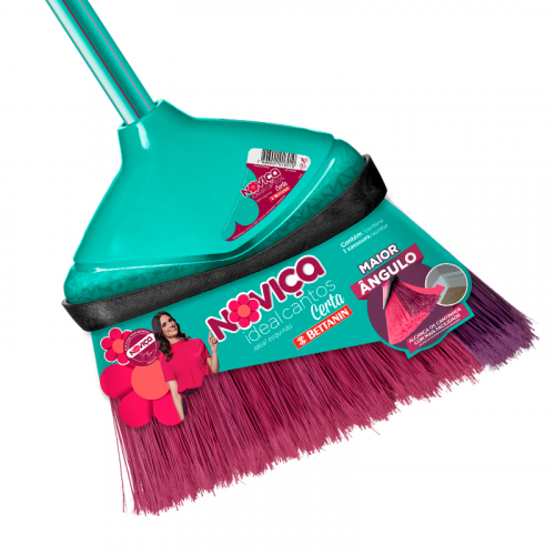 NOVIÇA VASSOURA CANTOS CERTA - C/CABO UM COM 1 UM