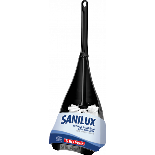 SANILUX ESCOVA SANITÁRIA PLÁSTICO - SUPORTE UM COM 1 UM