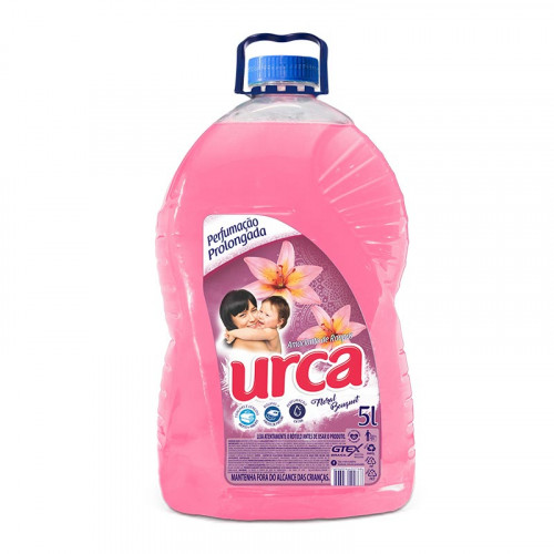 AMACIANTE URCA 5L - FLORAL ROSA CX COM 2 UM
