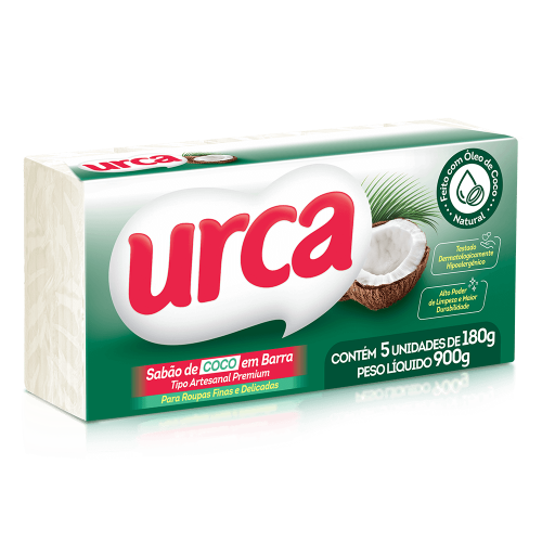 SABAO PEDRA URCA 5 X 180GR - COCO PT COM 5 UM