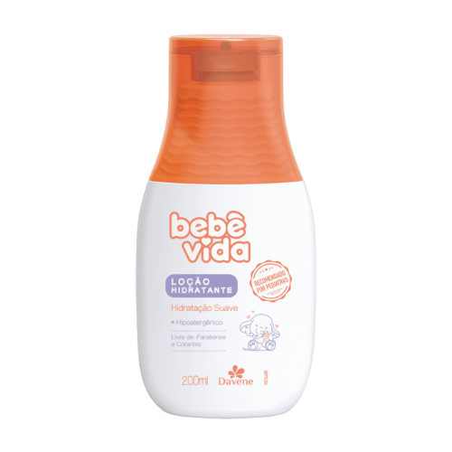 BEBE VIDA LOCAO HIDRAT DAVENE 200 ML - UM COM 1 UM