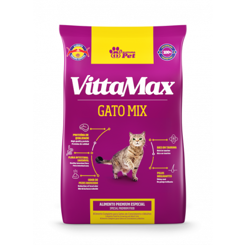 ALIM GATO VITTAMAX 1KG - MIX FD COM 10 UM