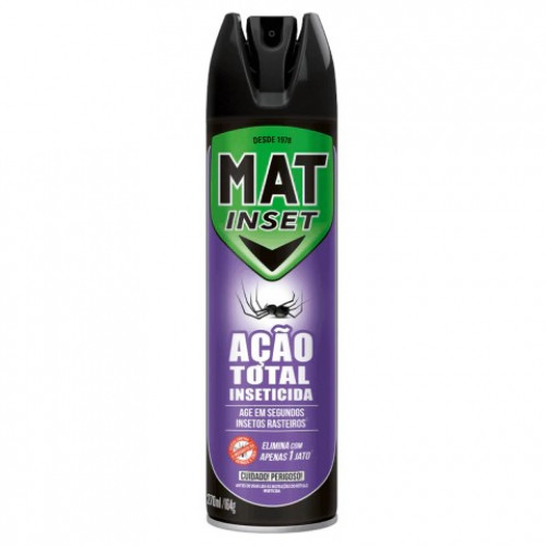 MAT INSET INSETICIDA 270ML - ACAO TOTAL UN COM 1 UN