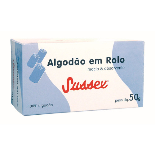 ALGODAO ROLINHO SUSSEX - 50GR UN COM 1 UN