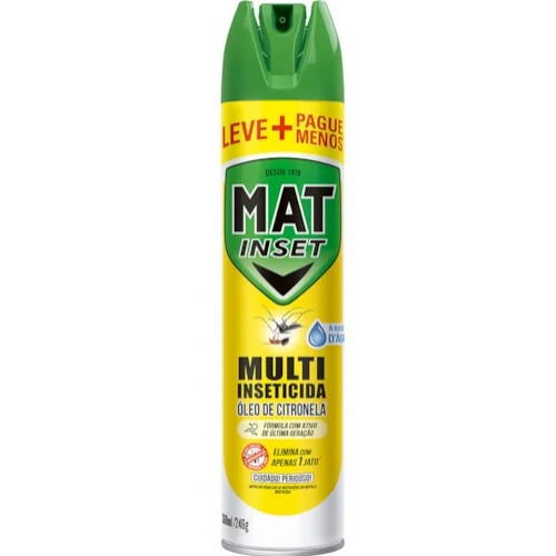 MAT INSET INSETICIDA 360ML PROMO GT33 - MULTI CITRONEL UM COM 1 UM