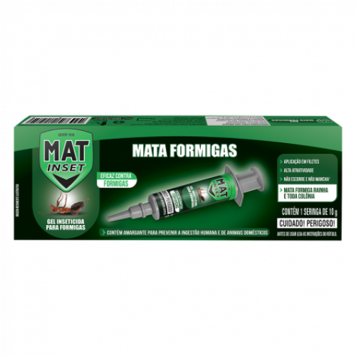 MAT INSET GEL 10GR - MATA FORMIGA UN COM 1 UN