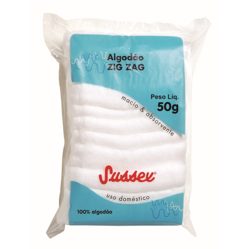 ALGODAO ZIG ZAG SUSSEX - 50GR UN COM 1 UN