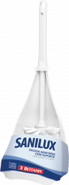 SANILUX ESCOVA SANITÁRIA PLÁSTICO - SUPORTE UM COM 1 UM